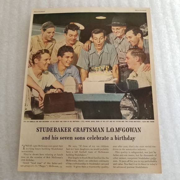 Vintage original 1947 Studebaker LG ad - Picture 2 of 5